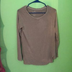 Blush pink long sleeve shirt